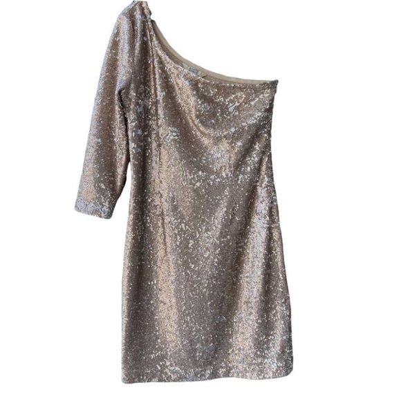 BB Dakota one shoulder sequin dress - Picture 1 of 5